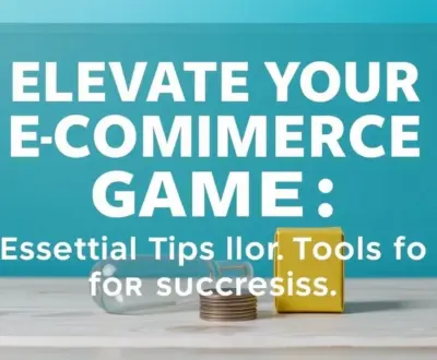 Elevate Your E-Commerce Game: Essential Tips and Tools for Success