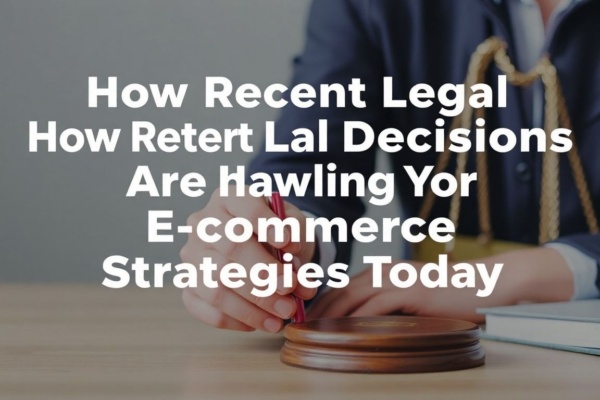 How Recent Legal Decisions Are Reshaping Ecommerce Strategies Today