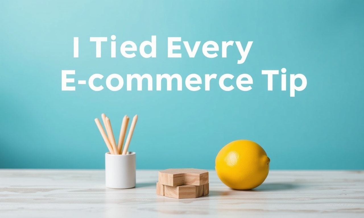 I Tried Every E-commerce Tip Out There—Here's What Actually Works