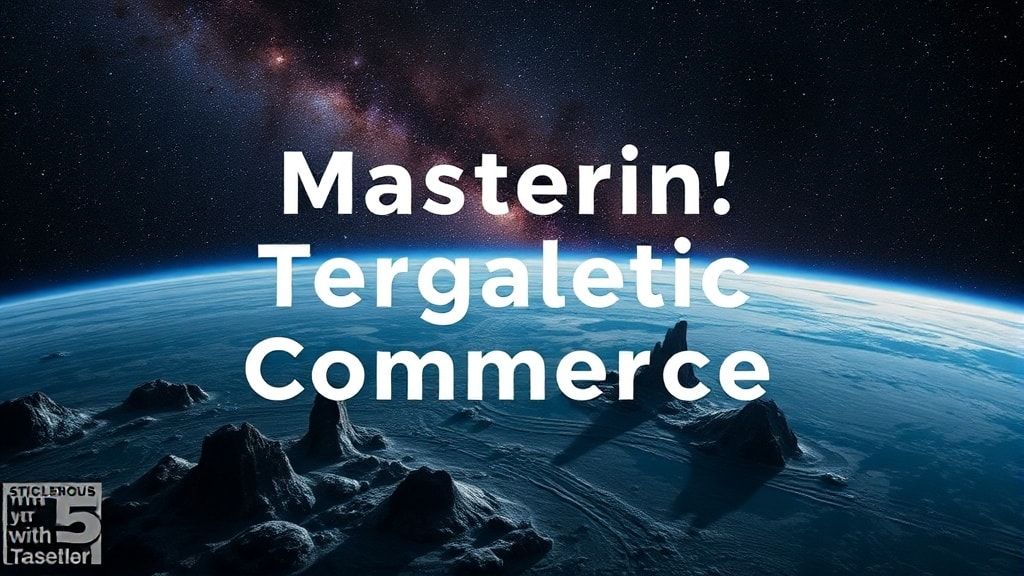 Mastering Intergalactic Commerce: Winning Strategies for Online Space Empires