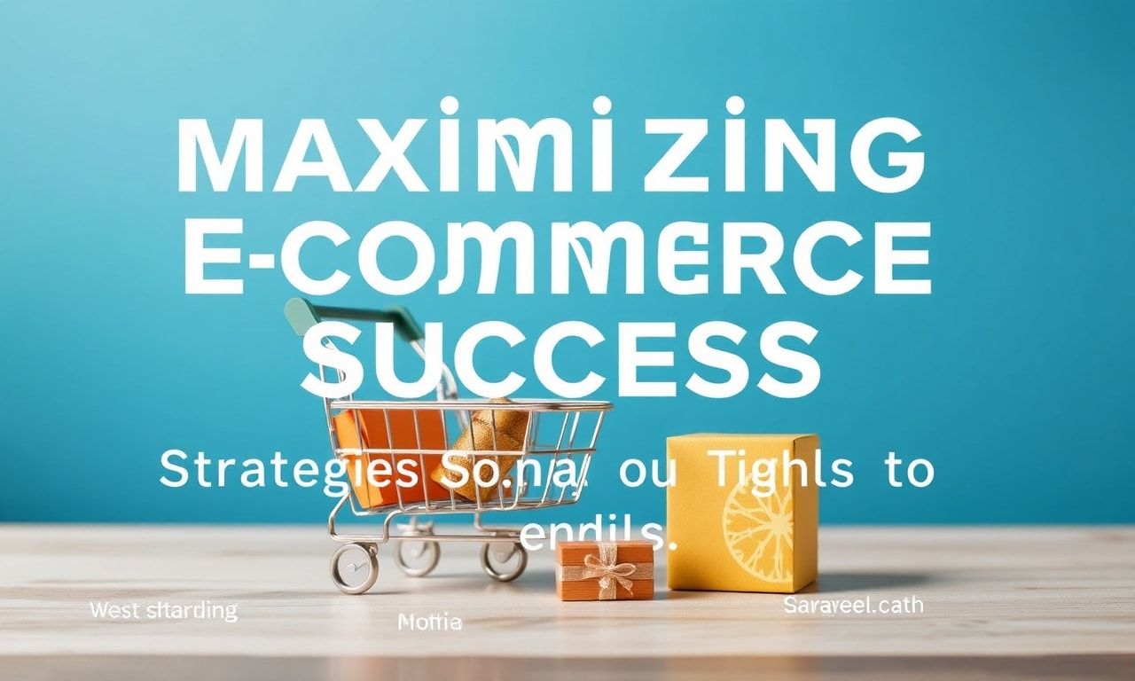 Maximizing E-commerce Success: Strategies and Tools for Online Retailers