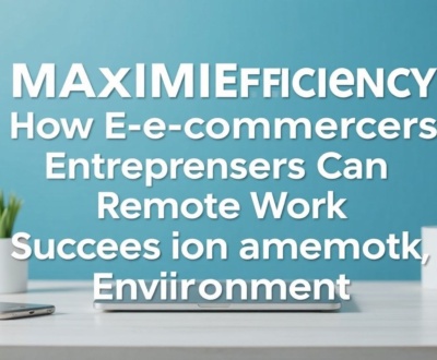 Maximizing Efficiency: How E-commerce Entrepreneurs Can Succeed in a Remote Work Environment