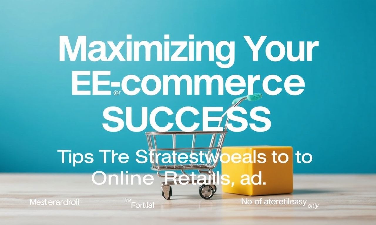Maximizing Your E-commerce Success: Tips and Strategies for Online Retailers