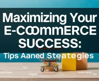 Maximizing Your E-commerce Success: Tips and Strategies