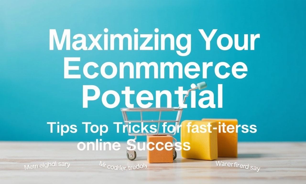 Maximizing Your Ecommerce Potential: Tips and Tricks for Online Success