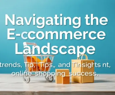 Navigating the E-commerce Landscape: Trends, Tips, and Insights for Online Shopping Success