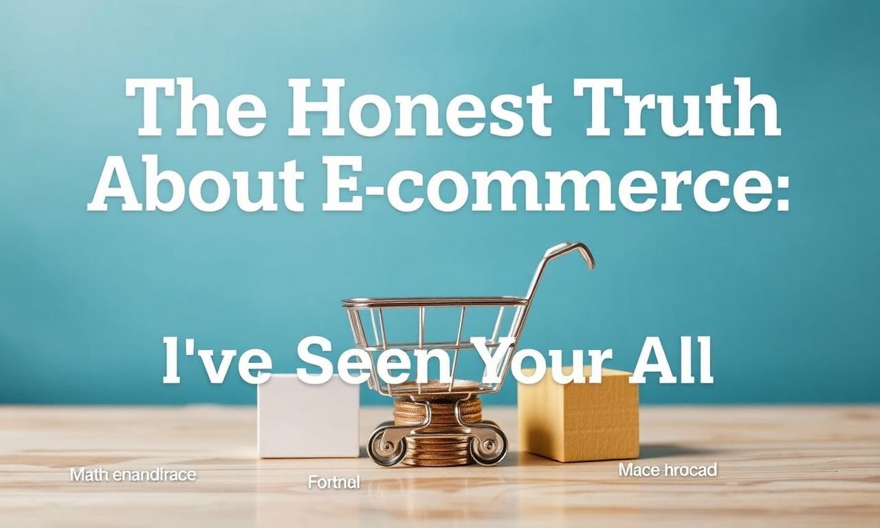 The Honest Truth About E-commerce: I've Seen It All