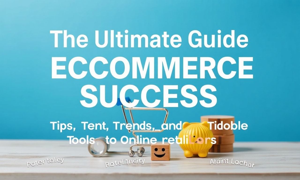 The Ultimate Guide to Ecommerce Success: Tips, Trends, and Tools for Online Retailers