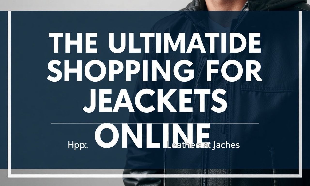 The Ultimate Guide to Shopping for Leather Jackets Online: Tips, Trends, and Styling Ideas