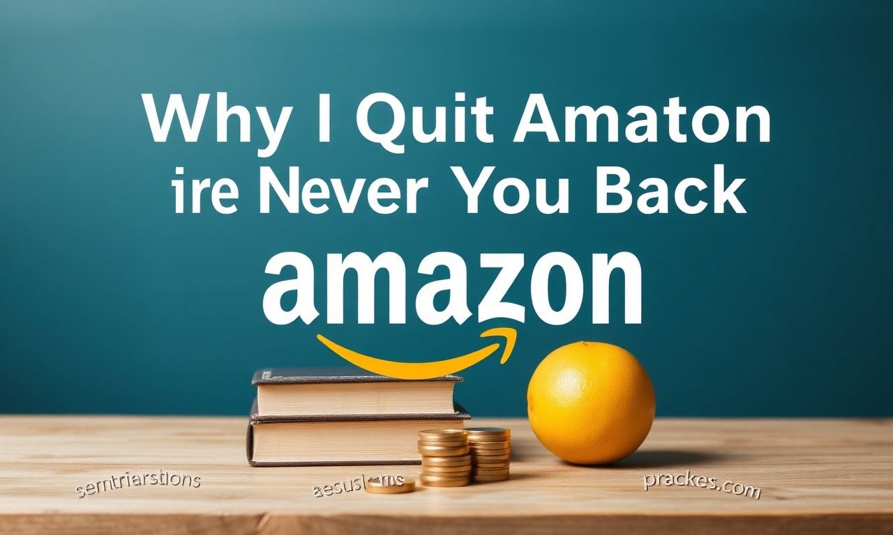 Why I Quit Amazon and Never Looked Back